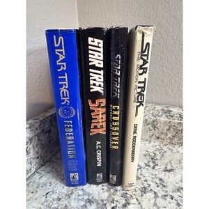 Lot Of 4 Star Trek Hardcover Books